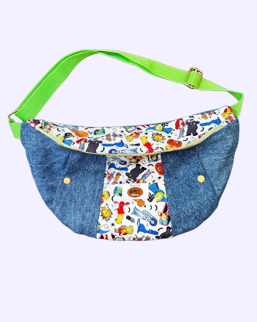 The Simpsons Halloween Cross Bag - Groene band