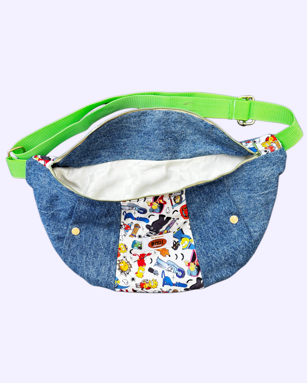 The Simpsons Halloween Cross Bag - Groene band