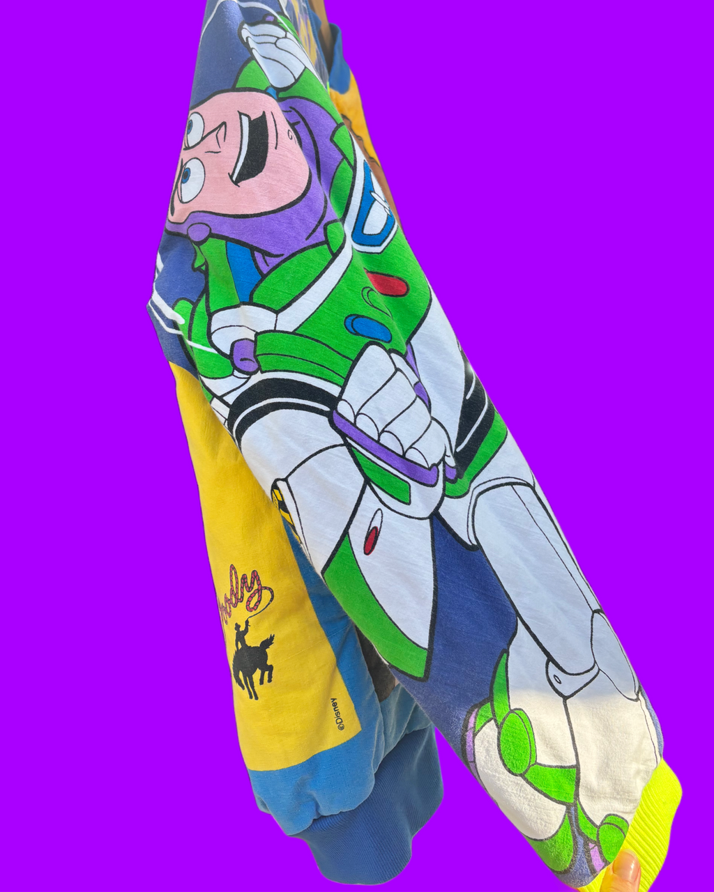 Bomber -  Toy Story mix neon gele rits