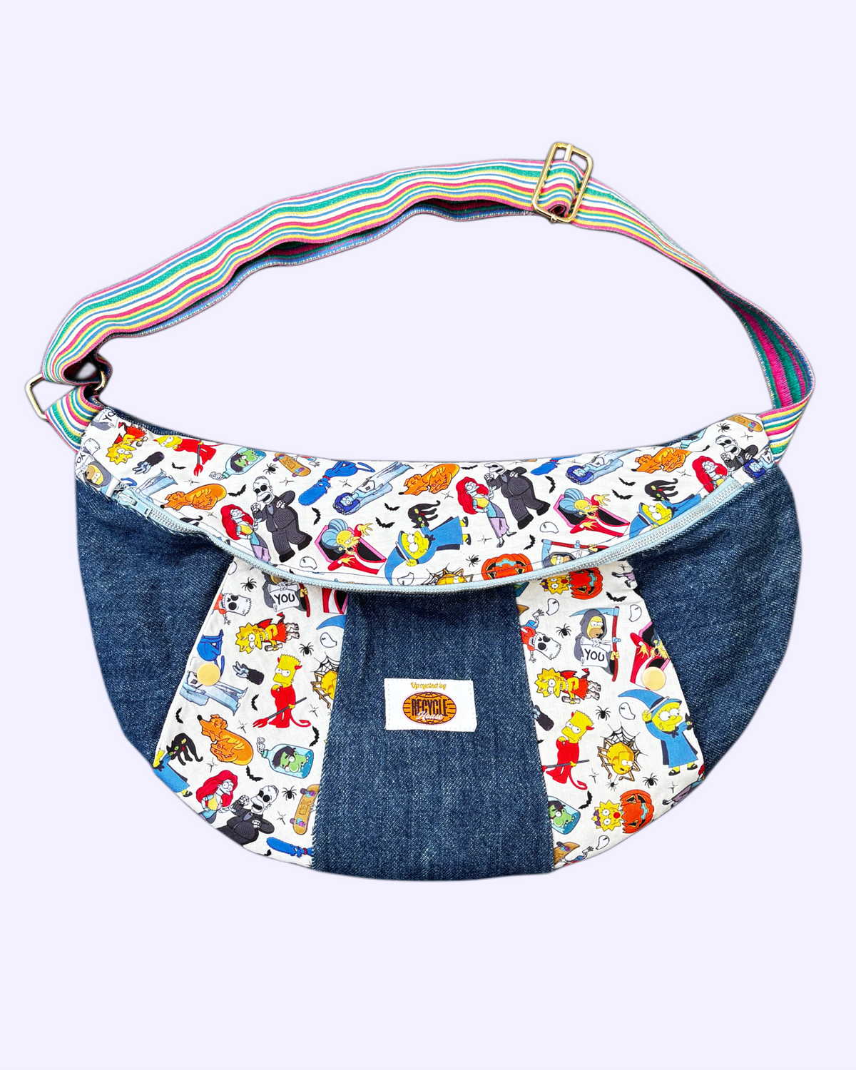 The Simpsons Halloween Cross Bag - Gekleurde band