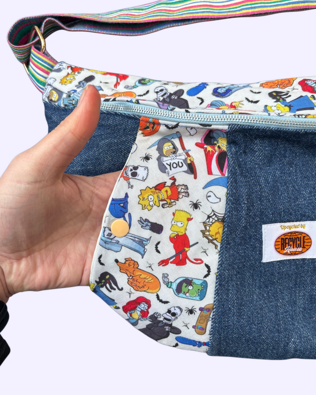 The Simpsons Halloween Cross Bag - Gekleurde band