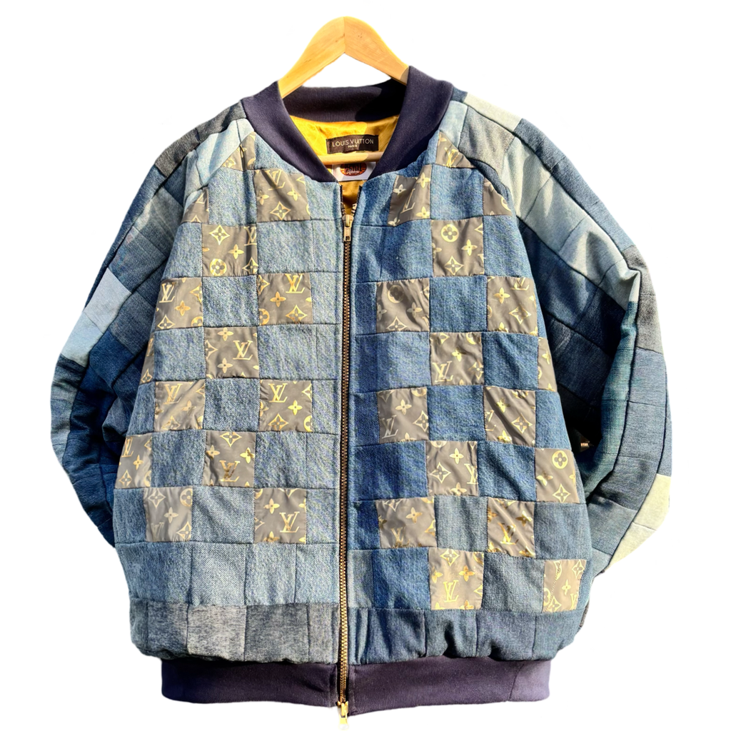 Upcycled Louis Vuitton bomber