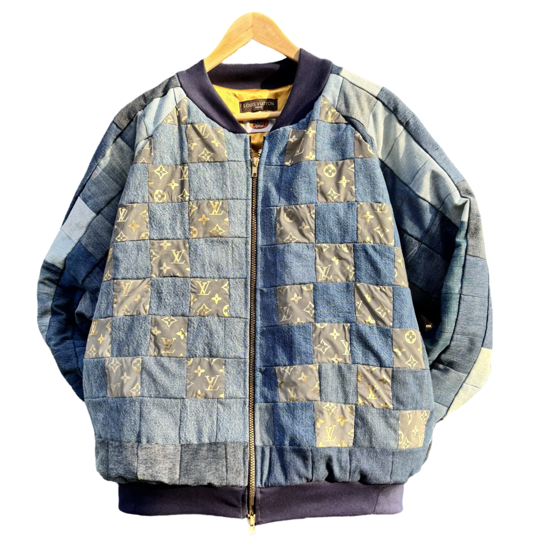 Upcycled Louis Vuitton bomber