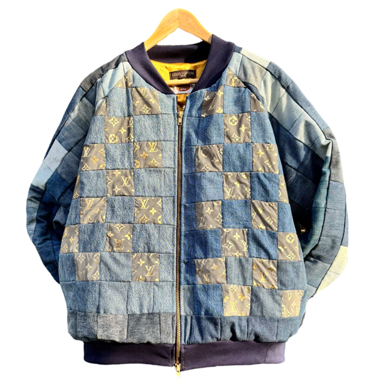 Upcycled Louis Vuitton bomber