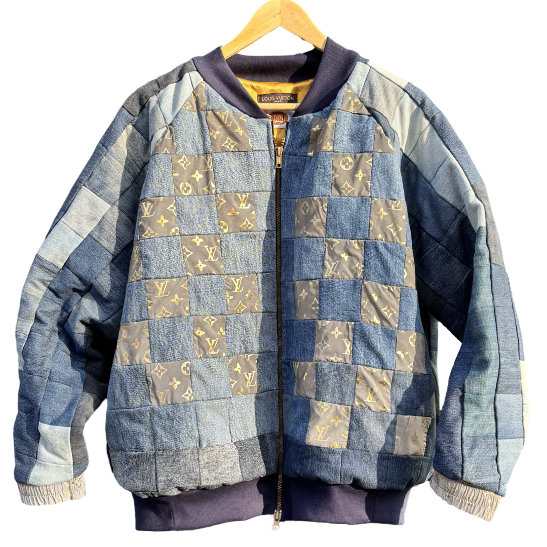 Upcycled Louis Vuitton bomber