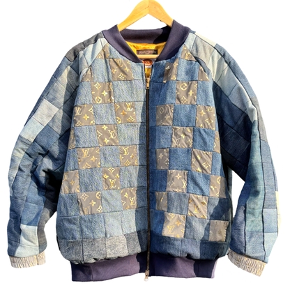 Upcycled Louis Vuitton bomber