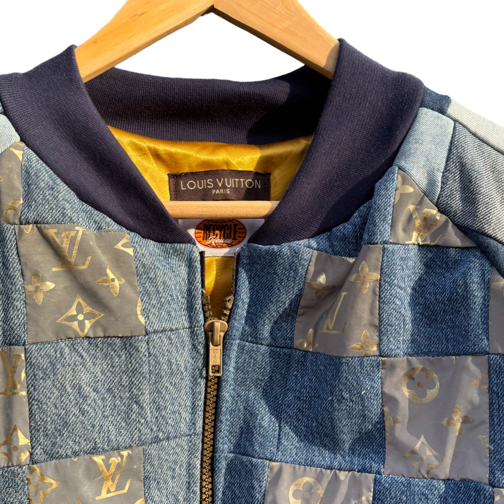 Upcycled Louis Vuitton bomber