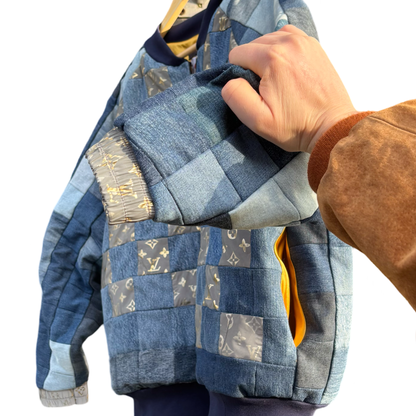 Upcycled Louis Vuitton bomber