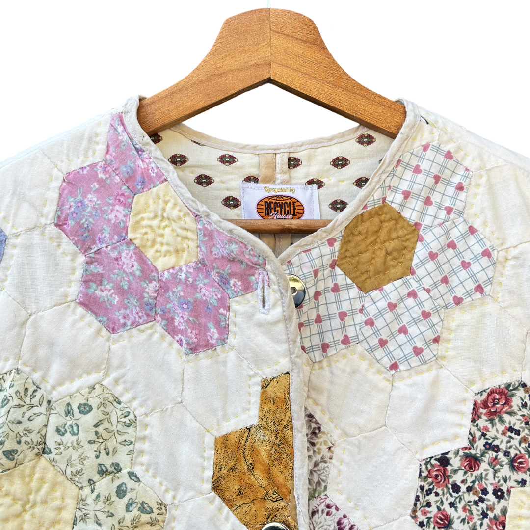 Quilt long coat