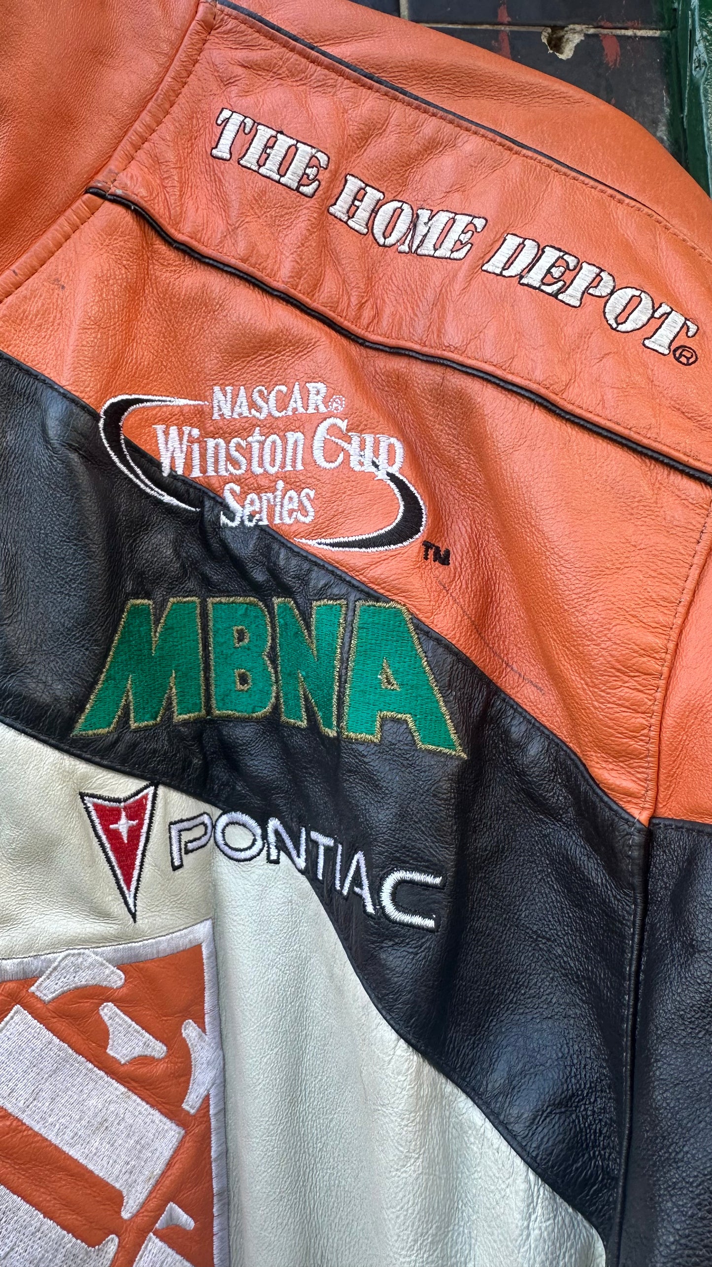 Eff Hamilton NASCAR #20 Home Depot Leren Racejas