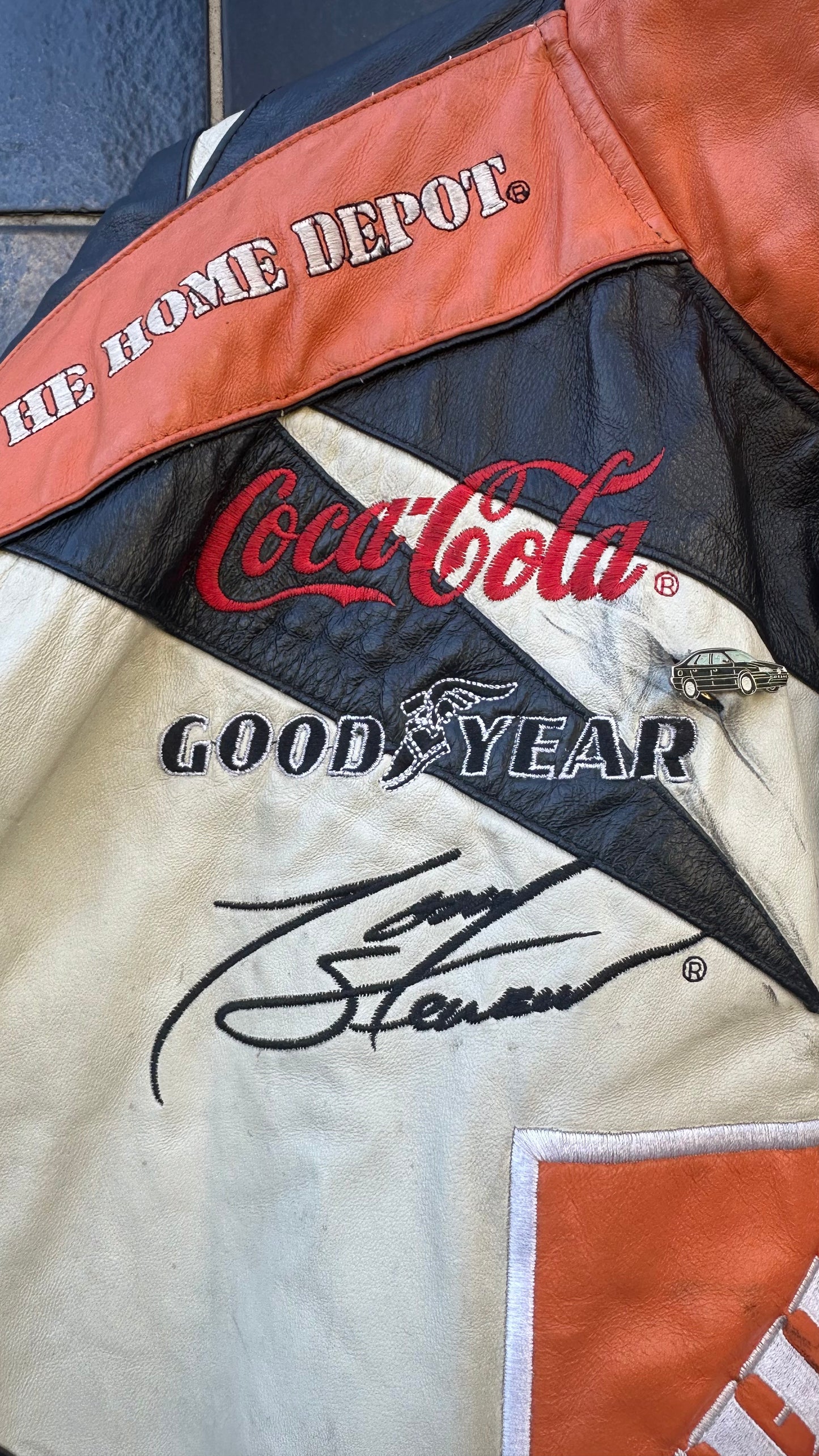 Eff Hamilton NASCAR #20 Home Depot Leren Racejas