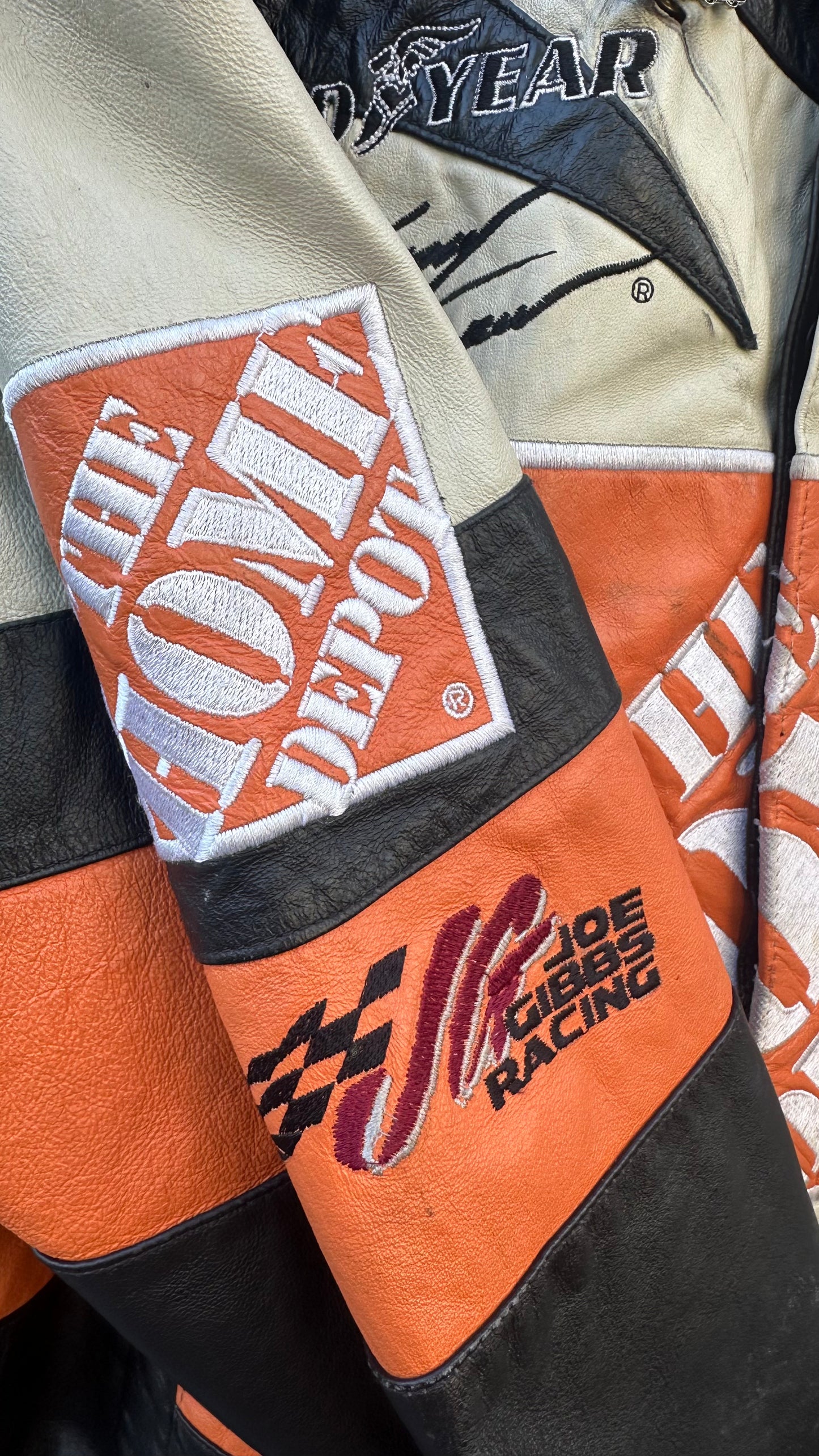 Eff Hamilton NASCAR #20 Home Depot Leren Racejas