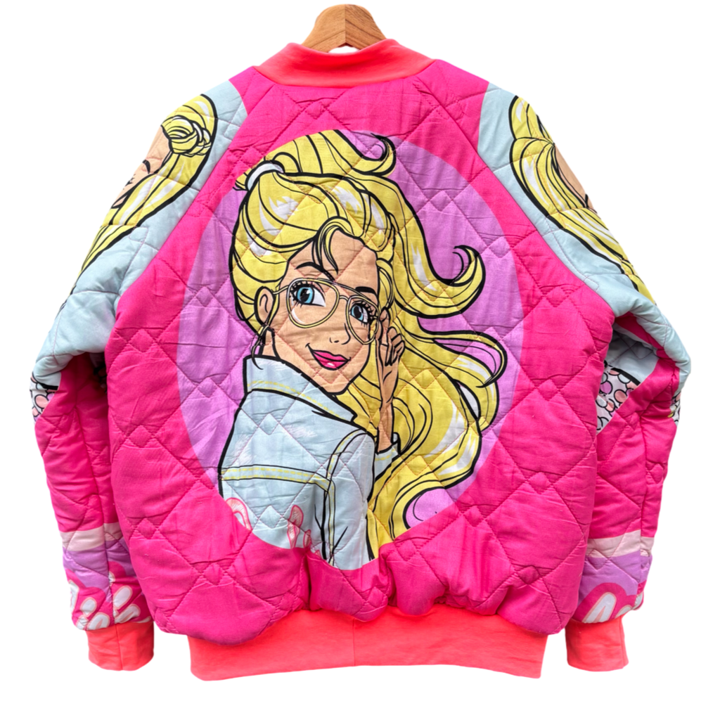 Barbie bomber - neon boord