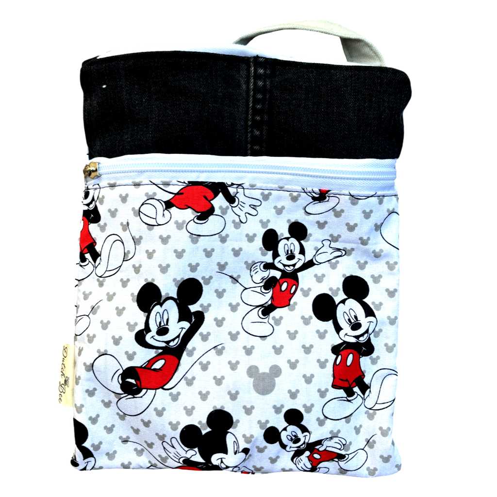 Mickey Mouse - upcycled cross bag