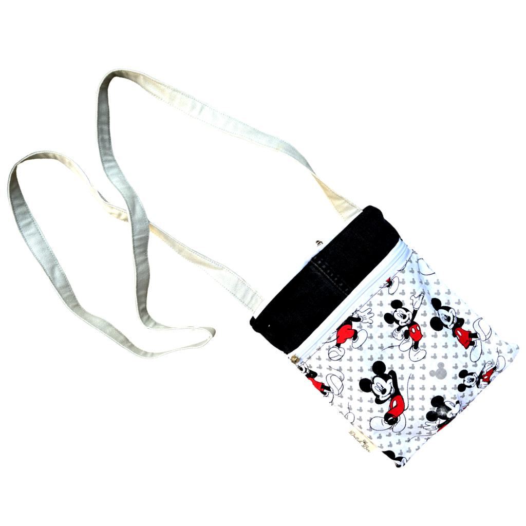 Mickey Mouse - upcycled cross bag