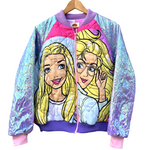 Barbie bomber - glitter mouw