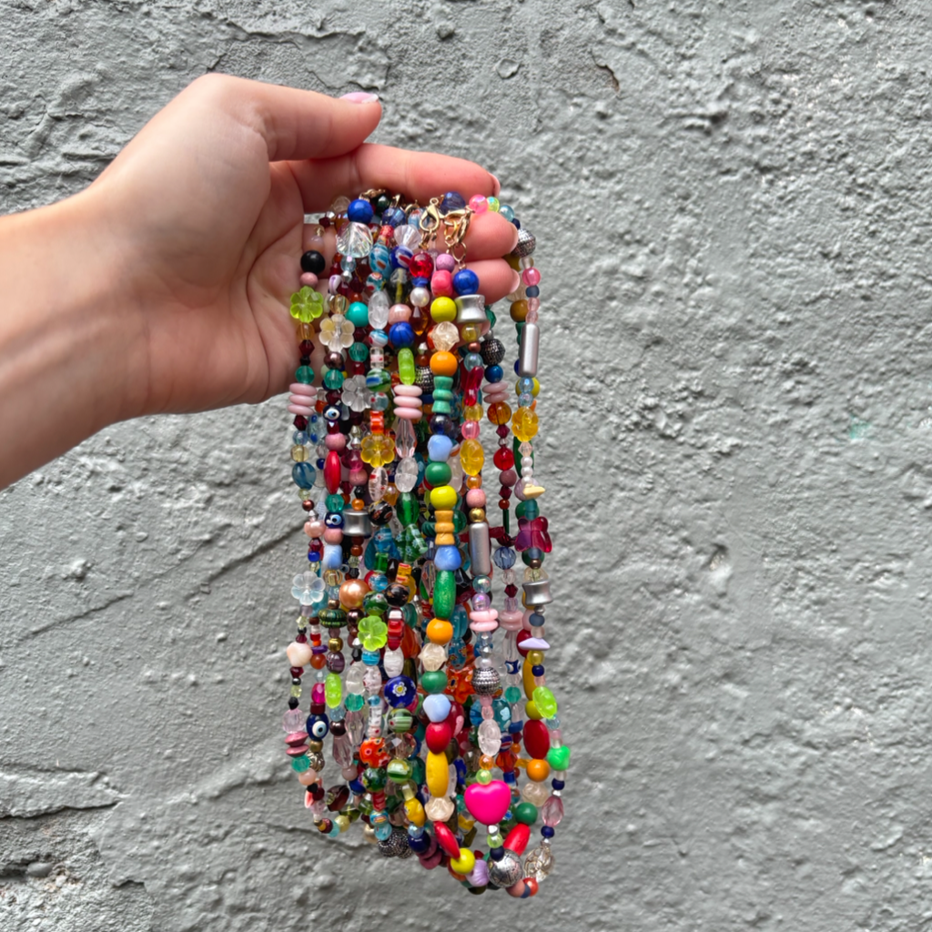 Ketting - van tweedehands rest kralen