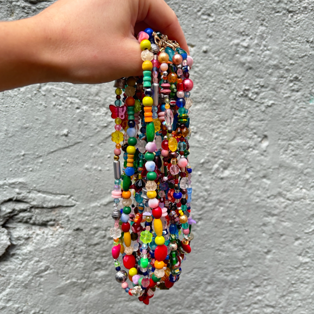 Ketting - van tweedehands rest kralen