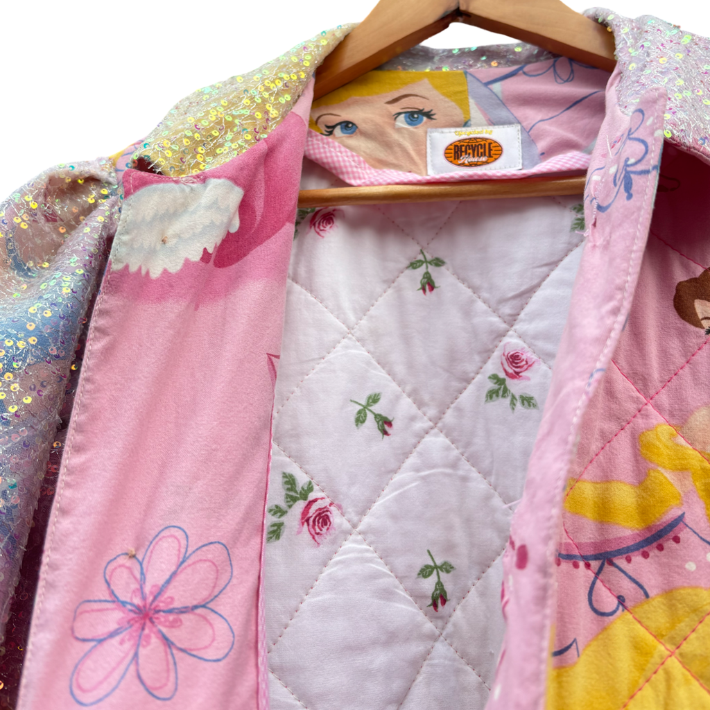 Disney Princess - werkersjas glitter mouw