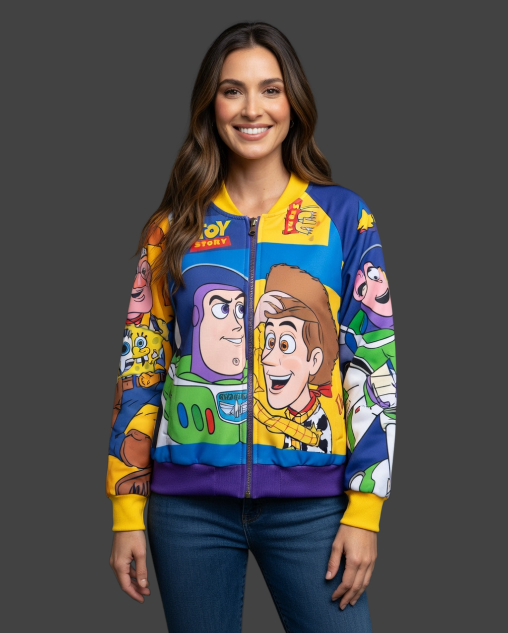 Bomber -  Toy Story mix paarse rits