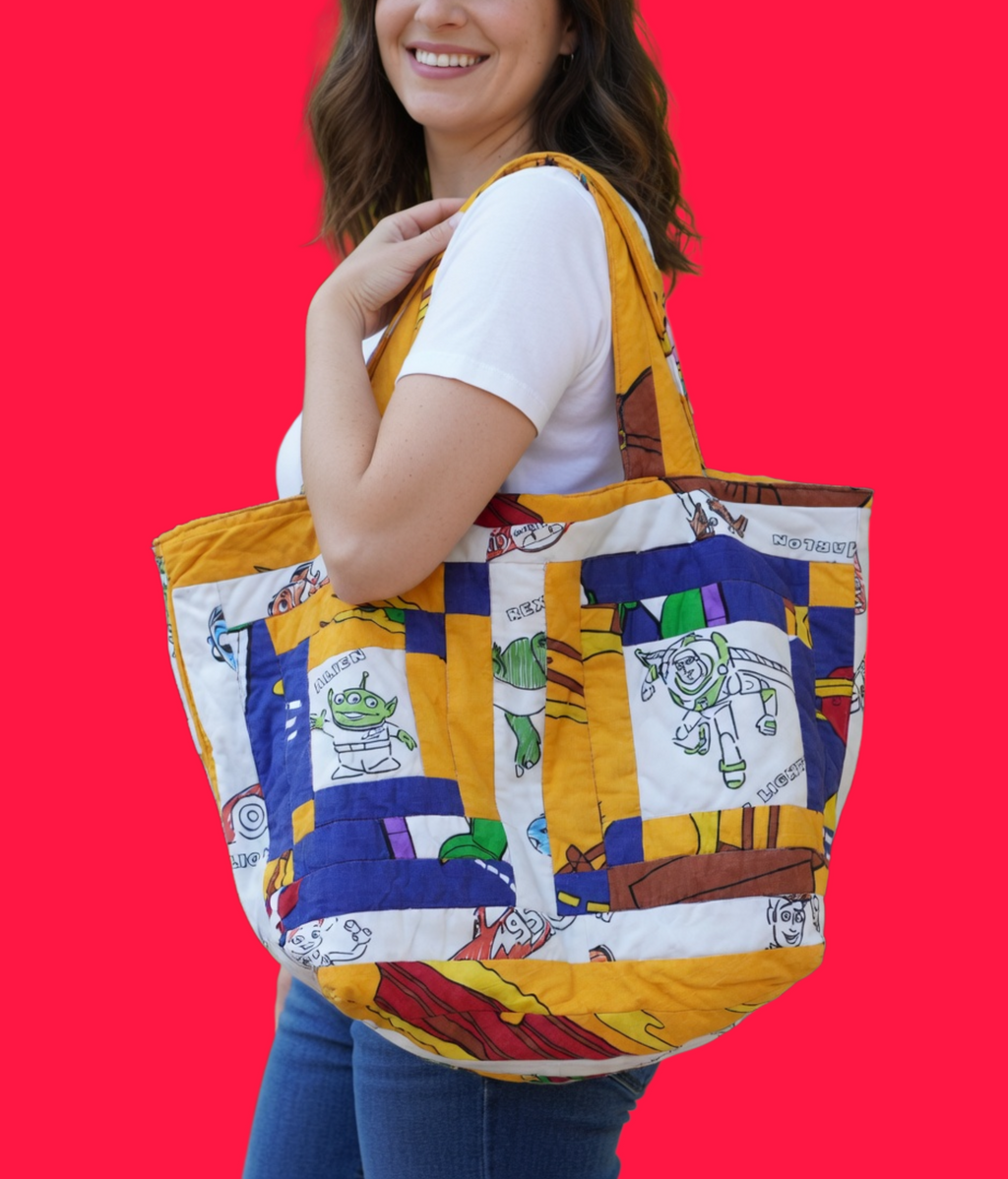 Tote bag - Quilted strokes mix